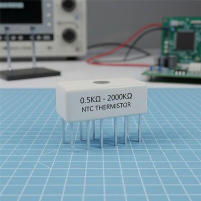 温度測定用セラミック材料と抵抗範囲0.5KΩ～2000KΩを備えたDIP抵抗型高精度NTCサーミスタ